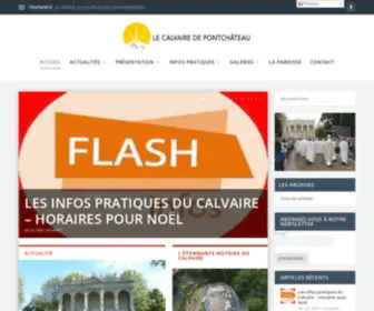 Lecalvairedepontchateau.com(Le calvaire de pontchateau) Screenshot