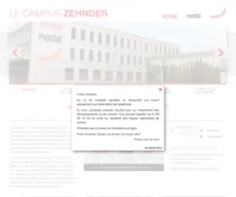 Lecampuszehnder.fr(Le Campus Zehnder) Screenshot