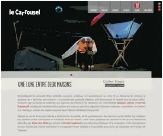 Lecarrousel.net(Théâtre) Screenshot