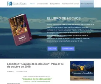 Lecciondeescuelasabatica.com(Estudio diario de la palabra de Dios en tu Hogar) Screenshot