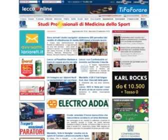 Leccoonline.com(Lecco online) Screenshot