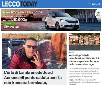 Leccotoday.it(LeccoToday il giornale on line di Lecco) Screenshot
