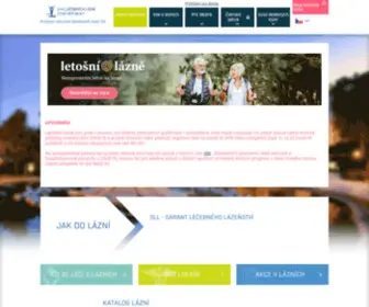Lecebne-Lazne.cz(Hlavní stránka) Screenshot