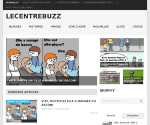Lecentrebuzz.com(Toute l'actualité buzz et le virale du web…) Screenshot