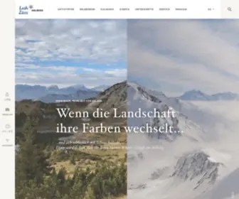 Lech-Zuers.at(Willkommen in Lech Zürs am Arlberg) Screenshot