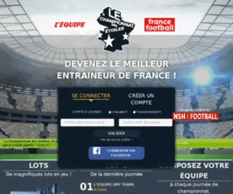 Lechampionnatdesetoiles.fr(Le Championnat des Etoiles) Screenshot