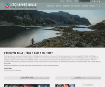 Lechappeebelledonne.com(L'échappée Belle Trail en Belledonne) Screenshot