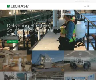 Lechase.com(LeChase Construction) Screenshot
