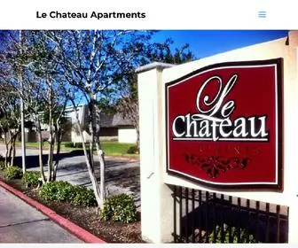 Lechateauapartments.org(Le Chateau Apartments) Screenshot