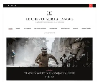 Lecheveusurlalangue.com(Le Cheveu sur la Langue) Screenshot