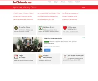 Lechinois.es(Chino: Aprender chino y China) Screenshot