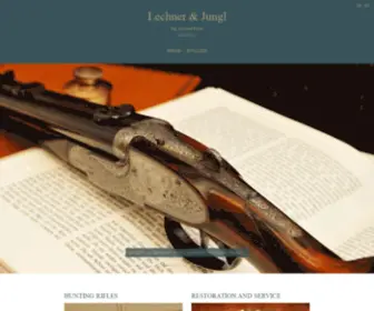 Lechner-Jungl.com(Lechner & Jungl feinste Jagdwaffen gunmakers of finest hunting guns) Screenshot