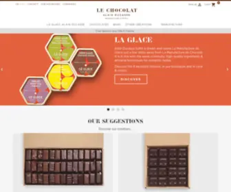 Lechocolat-Alainducasse.com(Order online the high) Screenshot