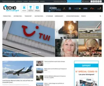 Lechotouristique.com(Echo Touristique) Screenshot