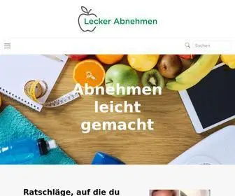 Leckerabnehmen.com(Leckere Rezepte zum Abnehmen) Screenshot