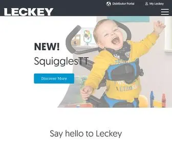 Leckey.com(Products for Children with Special N) Screenshot