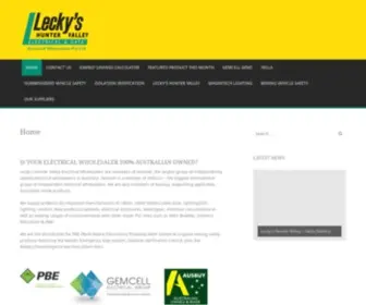 Leckyshv.com.au(Lecky's Hunter Valley) Screenshot