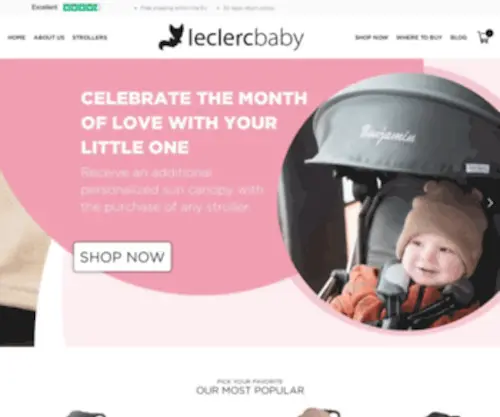 Leclercbaby.com(Making parenting easier) Screenshot