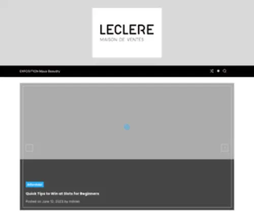 Leclere-MDV.com Screenshot