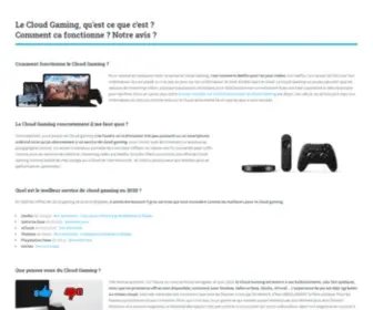 Lecloudgaming.com(Cloud gaming) Screenshot