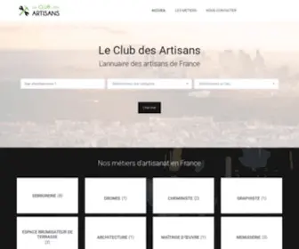 Leclubdesartisans.fr(Club des Artisans) Screenshot