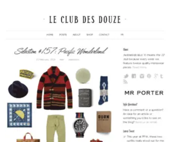 Leclubdesdouze.com(Le club des douze) Screenshot