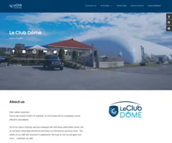 Leclubdome.com(WordPress) Screenshot