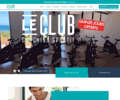 Leclubnc.com(Salle De Sport Nouméa) Screenshot