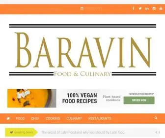 Leclusebaravin.com(Baravin Food & Culinary) Screenshot