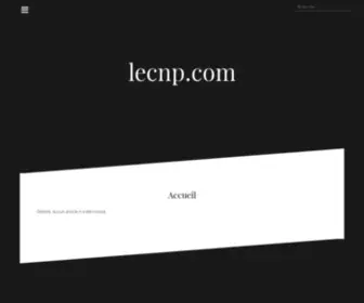 Lecnp.com(Accueil) Screenshot