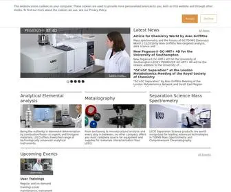 Leco-Europe.com(Analytical Instruments) Screenshot
