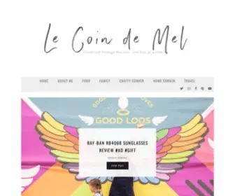 Lecoindemel.com(Le Coin de Mel) Screenshot