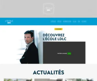 Lecole-LDLC.com(L’École LDLC) Screenshot
