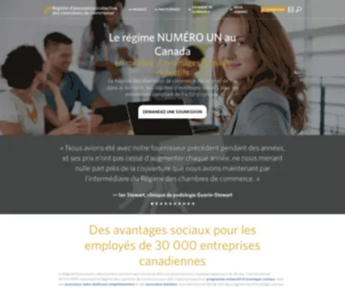 Lecollectifdeschambres.ca(Commerce®) Screenshot