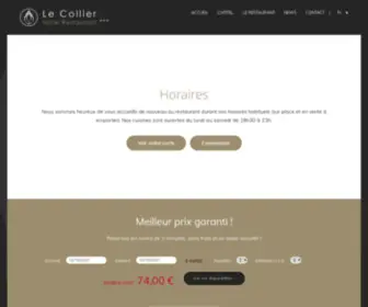 Lecollier-Hotelrestaurant.com(Hôtel) Screenshot