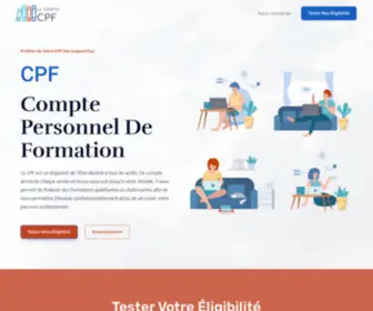 LecomptecPF.fr(Formez Vous avec votre Compte Personnel de Formation) Screenshot