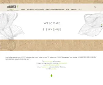 Lecomptoiraroma.ca(Huiles essentielles 100% biologiques) Screenshot