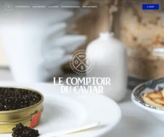 Lecomptoirducaviar.com(Le Comptoir du Caviar) Screenshot