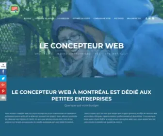 Leconcepteurweb.com(Concepteur web à montréal) Screenshot