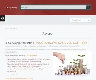 Leconciergemarketing.com(Le Concierge Marketing) Screenshot