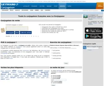 Leconjugueur.com(Conjugaison de tous les verbes avec Le Conjugueur) Screenshot