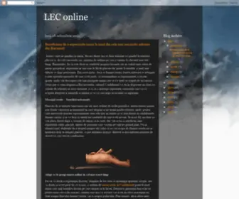 Leconline.ro(LEC online) Screenshot