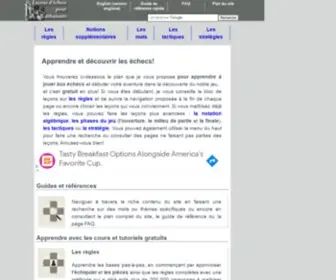 Leconsdechecspourdebutants.com(Le jeu d'echecs) Screenshot