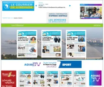 Lecourrierdekinshasa.com(Le Courrier de Kinshasa) Screenshot