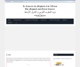 Lecourrierdumaghrebetdelorient.info(The Maghreb and Orient Courier) Screenshot