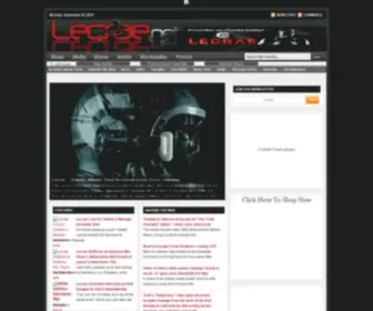 Lecrae.net(Christian Rap/Hip Hop news) Screenshot