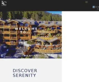 Lecrans.com(Hotel Crans Montana) Screenshot