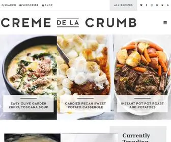 Lecremedelacrumb.com(Simple & Tasty Recipes) Screenshot