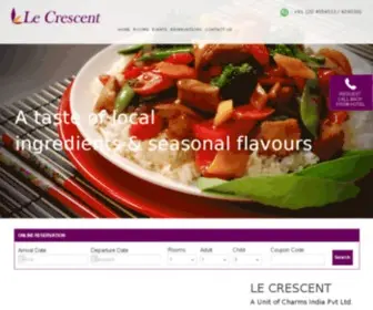 Lecrescent.in(Le Crescent Hotel in Ghaziabad) Screenshot