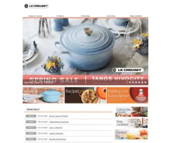 Lecreuset.com.sg(Le Creuset Singapore) Screenshot